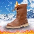 thumbnail image 3 of NOKIO Women'S Thermal Winter Boots Women'S Warm Winter Boots Women's Flat Heel High Top Warm Winter Boots Deep Mouth Round Head Mid Sleeve Snow Boots Female Ladies Breathable Warm Booties, 3 of 8