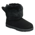 thumbnail image 1 of SNJ Toddler Girl Faux Fur Lining Warm Winter Bootie Ankle Rabbit Boot Shoe, 1 of 2