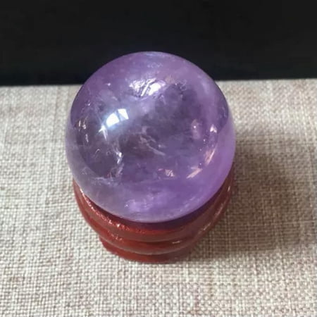 EOEMY Natural Quartz Sphere Chakra Reiki Mineral Crystal Ball W/ Stand Decor 20-100mm-Amethyst Quartz (4.5Cm 125G) EOEMY Natural Quartz Sphere Chakra Reiki Mineral Crystal Ball W/ Stand Decor 20-100mm-Amethyst Quartz (4.5Cm 125G)