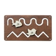 thumbnail image 1 of TISHITA DIY Busy Board Track & Slide Material Sensory Toy for Toddlers Baby Children coffee, 1 of 8
