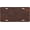 Carved Floral Leather Texture, variant on Sunflower Field Sunset License Plate, Aluminum Decorative Front Plate, 4 Holes, 6 x 12 in