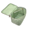 thumbnail image 4 of Conair Train Case Quilt 2pc Sage Green Cosmetic Bag, 4 of 7
