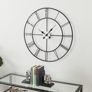 Frameless Wall Clock, Large Modern 3D Mirror Wall Clock Mute Diy Wall
