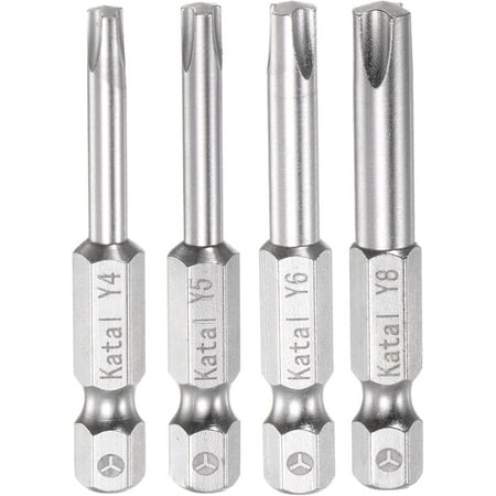 

Y4-Y8 Tri-point Screwdriver Bit Set 1/4 Hex Shank 2 Length Magnetic Y Type Screw Driver Power Tool