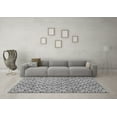thumbnail image 3 of Ahgly Company Indoor Square Abstract Gray Modern Area Rugs, 6' Square, 3 of 4