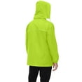 thumbnail image 4 of Zimjoy Green Windbreaker Men Lightweight Water Resistant Jackets Active Oversized Hooded Rain Coat with Pocket Golf Running Coat, Fluorescent Green 3XL, 4 of 4