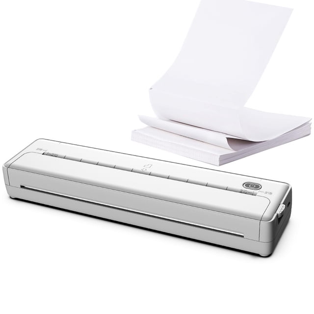A4 Portable Printer, Lightweight and Compact Thermal Mobile Printer, Wireless Printer ,Improve Efficiency