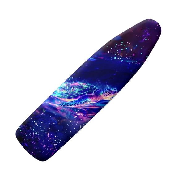 HELLHERO Christmas Ironing Board Cover Easy Fit Elastic Edge Hook and Loop, Galaxy Turtle