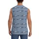 thumbnail image 4 of Balery Cute Whale Camisetas sin mangas para hombre, absorbe la humedad y protege contra el mal olor.-X-Large, 4 of 7