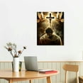 thumbnail image 3 of Nawypu Christian Jesus Lion Canvas Wall Art  Wall Decor HD Print Wall Art for Living Room Bathroom Bedroom Decoration, 3 of 5