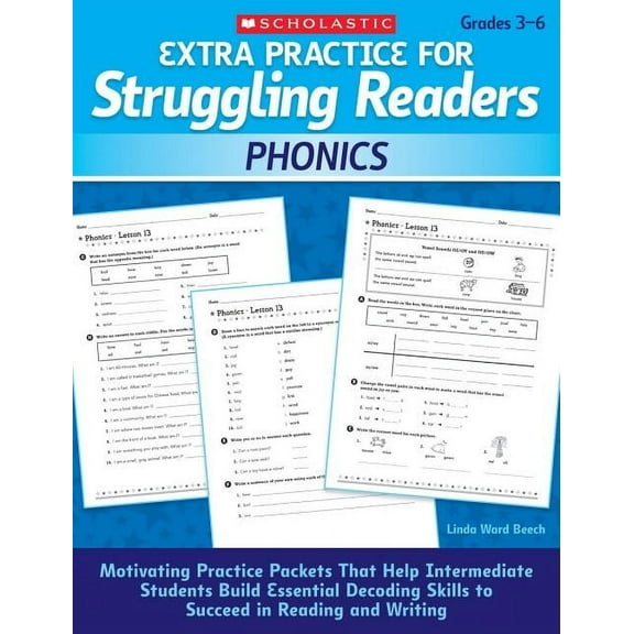 Extra Practice for Struggling Readers Phonics, Grades 3-6, (Paperback)