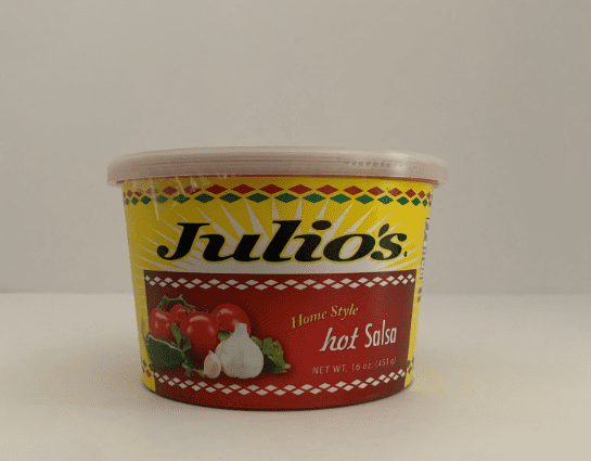 Julio's Home Style Hot Salsa, 16 oz