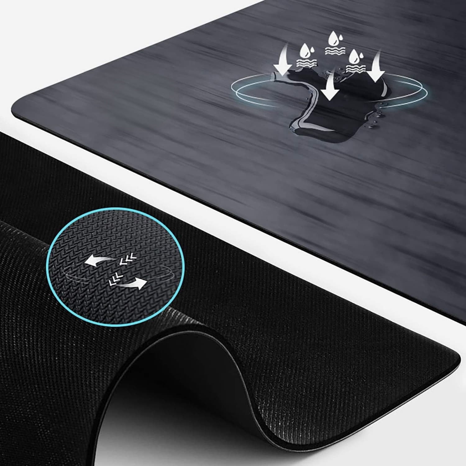 Pro Yoga Mat Non Slip Pilates Mat Anti-tear Eco Friendly Hot Yoga Mat with SGS Certified Material Free Carrying Strap Included
