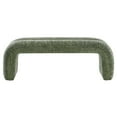thumbnail image 5 of Accent Chair Bench Ottoman, Green, Fabric, Living Kitchen Cafe Bistro Hospitality Restaurant, Modern Contemporary HB36693, 5 of 9