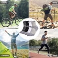 thumbnail image 4 of FlyFlise Men 3 Pairs Athletic Cotton Socks Outdoor Sports Casual Crew Socks for Hiking Trekking Walking, 4 of 8