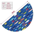 thumbnail image 3 of Cauagu 30" Christmas Tree Skirt Submarines And Whales Pattern Christmas Tree Decorations Tree Mat for Xmas Decorations Occasion Holiday Home Decor -30", 3 of 7
