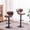 Brown, variant on Easy Gas-Lift Height Adjustment - Brown Barstool Set for Customized Seating