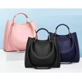 thumbnail image 4 of Women's Fashion Tote Bags Vegan Leather 4pcs Satchel Purse Oversized Shoulder Crossbody Handbag Hobo Bags, 4 of 9