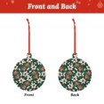 thumbnail image 2 of Zufioo Lilies Flowers Print Large Acrylic Christmas Ornaments, Suitable for Christmas Tree Christmas Holiday Party Pendant Decorations-Round Shape, 2 of 7