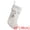 White, variant on Unique Bargains Crimson Bowknot Stocking Luxury Double Layer Velvet Sock Red 16"