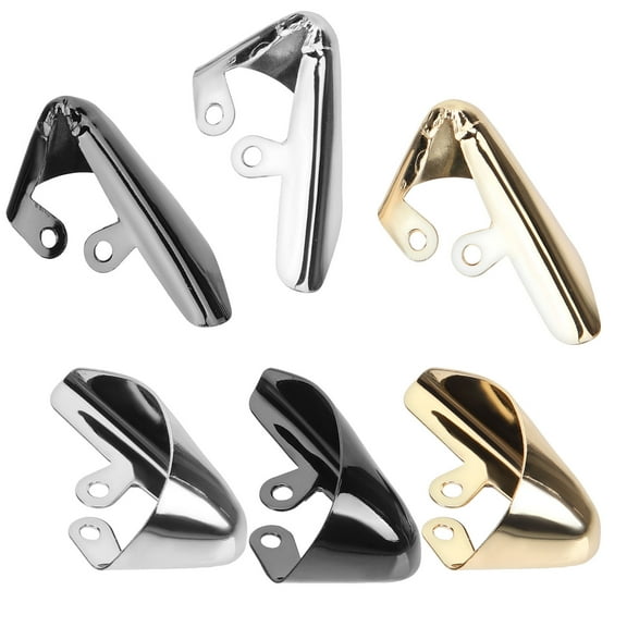 Homoyoyo Boot Accessories Metal Pointed Toe Boot 6Pcs 1.3X0.7X0.2In