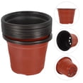 thumbnail image 2 of Miangastore 20Pcs Plant Container in Red for Indoor Decor 11X9.9In Minimalist Style, 2 of 8