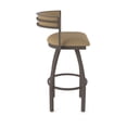 thumbnail image 4 of 861 Artemis 36" Swivel Bar Stool with Bronze Finish and Canter Sand Seat and Back, 4 of 5