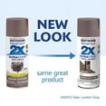 thumbnail image 2 of Rust-Oleum Painter's Touch 2X Ultra Cover Satin London Gray Paint+Primer Spray Paint 12 oz, 2 of 6