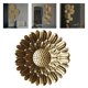 thumbnail image 3 of Escultura colgante de fondo artístico de pared con círculo dorado de hierro para oficina B, 3 of 9