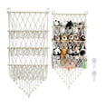 thumbnail image 1 of 3-layer wooden toy net, stuffed animal net or hammock, small stuffed animal toy storage net, stuffed animal net (FMY), 1 of 5