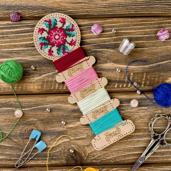 Blank for embroidery with thread on wood FLHW-005