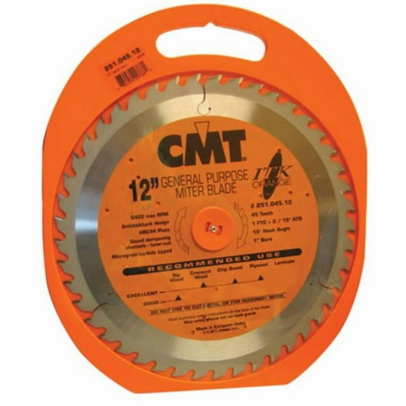 Cmt  12 In. General Purpose Miter Blade