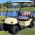 thumbnail image 4 of Pzuqiu American Flag Pattern Golf Cart Seat Covers Seat Kit Lightweight, for Outdoor, Golf Cart Bench Seat Covers, Compatible with Ezgo Ezgo Golf Cart, 4 of 10
