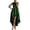 Green, variant on Dresses for Women Women's Casual Blend Asymmetrical Sleeveless Dress Crew Neck Long with Flowy Back Relaxed Fit High Low Hem Blue XXL