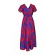 thumbnail image 3 of WILLBEST Vestidos con Curvas para Mujer Vestido de Vacaciones de Lunares con Lazo En La Cintura, Cuello En V, Largo Medio y Manga Corta Grande, 3 of 3