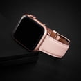 thumbnail image 5 of WFEAGL Apple Watch Series Genuine Leather Replacement Band 42mm 44mm 45mm Pink Sand/Rose Gold, 5 of 8
