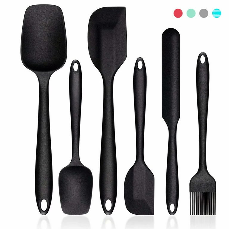 Silicone Kitchen Utensils Marble Pattern Cream Scraper Set of 5 Pieces  Baking Tool Spatula Set Baking Accessories