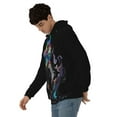 thumbnail image 3 of Valoranta Omen Men's Hoodie With Color Drawstrings Sweatshirt Hooded Pullover Print Winter Coat Jacket X-Large, 3 of 9
