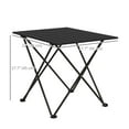 thumbnail image 3 of Outsunny Folding Camping Table, Portable Picnic Table with Carry Bag, Black, 3 of 10