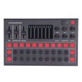 thumbnail image 4 of Placa de sonido con cambiador de voz reducción de ruido antiinterferencias ABS Fácil de usar Placa de sonido en vivo de doble canal con batería para juegos para estudio, 4 of 7