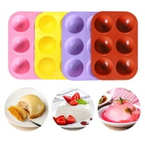 ACDANC Semi Sphere Silicone Mold,Half Sphere Silicone Baking Molds Chocolate Bombs Mold/Round Shape Half Sphere Mold for Making Chocolate,Cake,Jelly,Dome Mousse