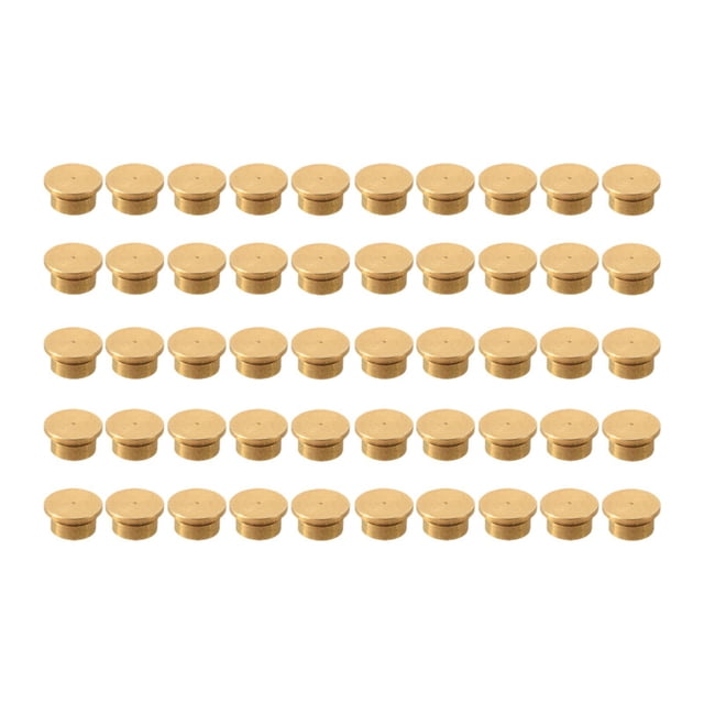 50 piezas de dijes giratorios para decoración de uñas, regalo de aniversario dorado para mujeres y niñas, regalo 3D 5 mm