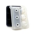 thumbnail image 1 of Ice Cube Silicone Cube Maker Forma fácil de quitar 2 tamaños con tapa Afortunado Sencillez, 1 of 4