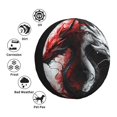 thumbnail image 4 of Balery Cool Black And White Dragon Cubiertas para Neumáticos - Protector Resistente para Neumáticos de Camioneta, SUV, Remolque, Camper y RV-16 inch, 4 of 6