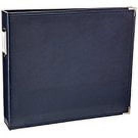 Scrapbook Classic Leather 3 Ring Album Black 12X12