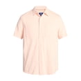 thumbnail image 5 of George Men's and Big Men's Knit Button-up Shirt with Short Sleeves, Sizes S-5XL, 5 of 5