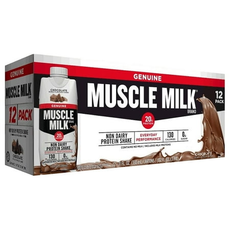 Muscle Milk Chocolate Non-Dairy Protein Shake (11 fl. oz., 12