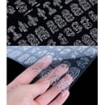 thumbnail image 5 of 108 hot gold and silver stickers nail 3D stickers, 5 of 5