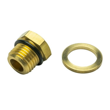 Glow Shift 1/8 NPT Female to M14 P-1.5 Male Thread Adapter Automotive Specialty Parts