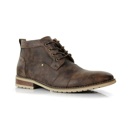 

Ferro Aldo Blaine MFA806035 Brown Color Men s Stylish Mid Top Boots For Work or Casual Wear